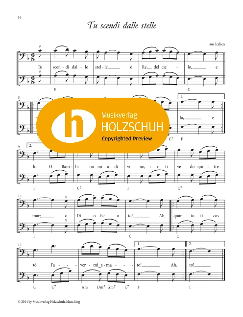 Tu scendi dalle stelle